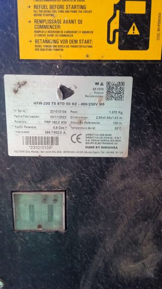 Grupo electrógeno HIMOINSA