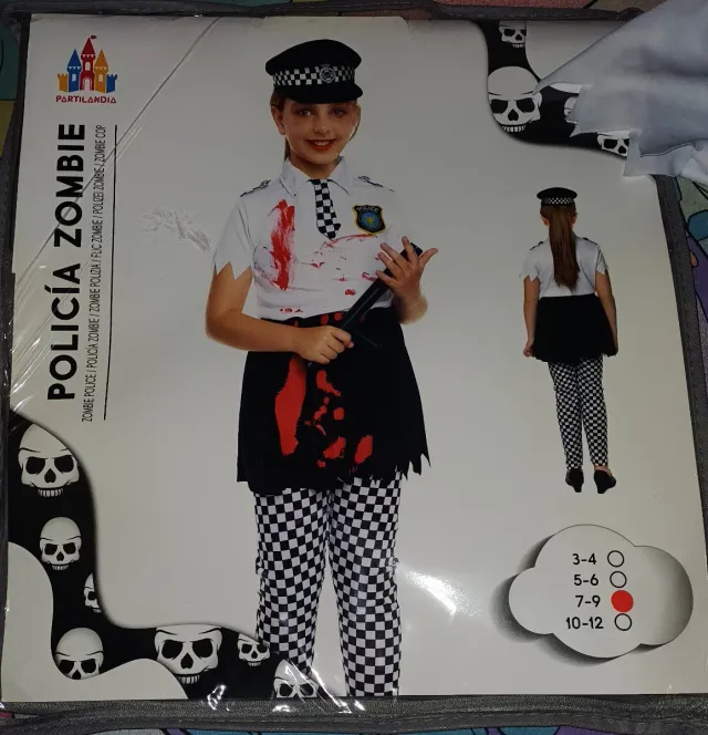 Disfraz Policía Zombie Infantil
