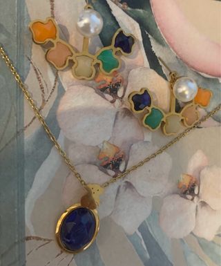 Conjunto Joyas Oso Multicor