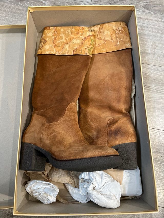 Stivali Alviero Martini donna marrone