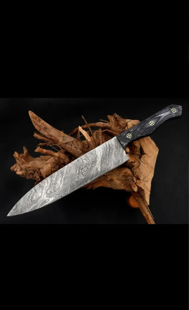 Coltello da chef Damasco forgiato