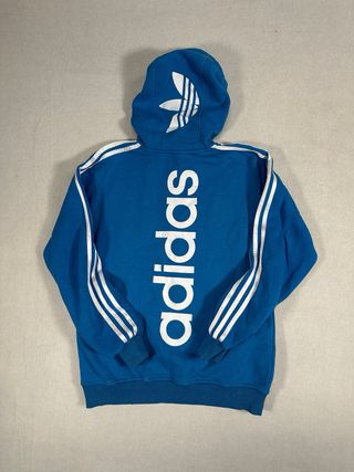 Sudadera Adidas Azul Talla XL Vintage