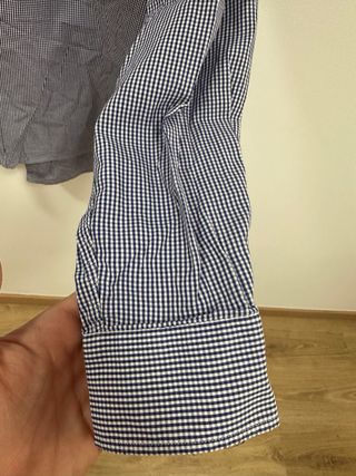 Camisa Lacoste Azul Cuadros