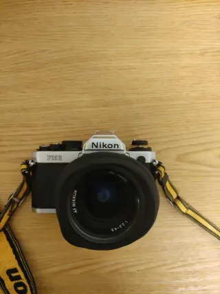 Cámara Nikon FM2 Plata y Negra