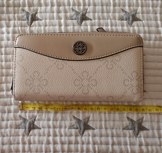 Monedero mujer beige