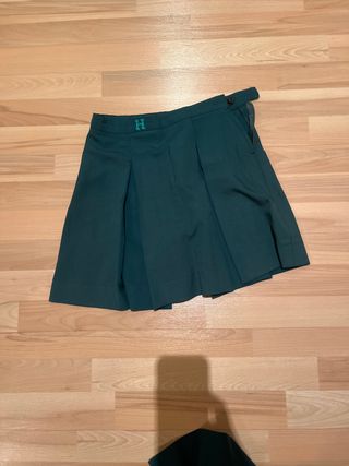 Falda colegio Humanitas verde Talla 10