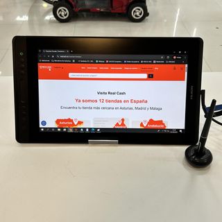 TABLETA GRAFICA HUION KAMVAS PRO 16 CON LAPIZ Y CABLEADO