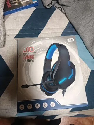 Cascos Gaming J10 Azul y Negro
