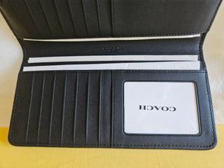 Cartera Coach Negra con C Dorada