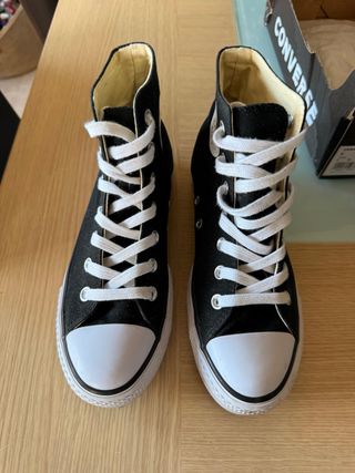 Zapatillas Converse Altas Negras Talla 39