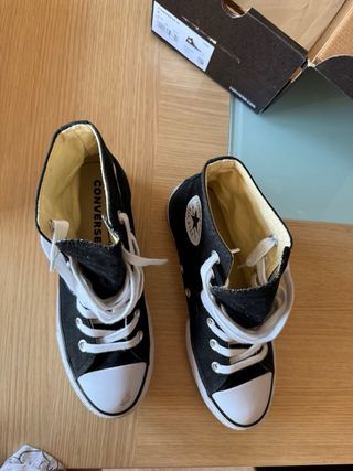 Zapatillas Converse Altas Negras Talla 39