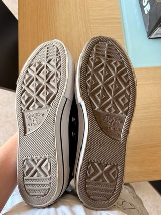 Zapatillas Converse Altas Negras Talla 39