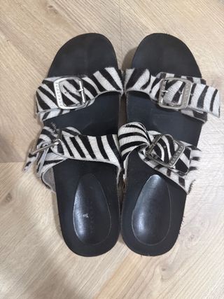 Sandalias Scalpers T39 Zebra
