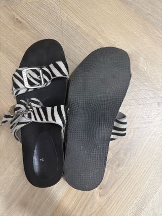 Sandalias Scalpers T39 Zebra