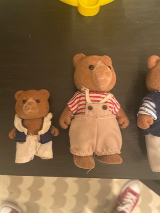 Familia Osos Sylvanian Vintage 1985