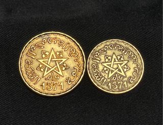 Lotto di monete: Protettorato francese, Marocco 1952