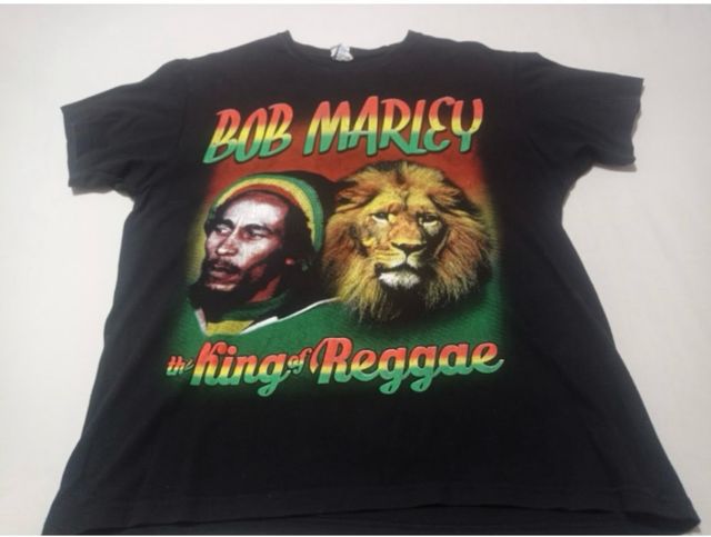 Camiseta Bob Marley The King of Reggae Talla S/m