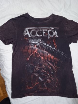 Camiseta Accept Too Mean to Die Talla M S