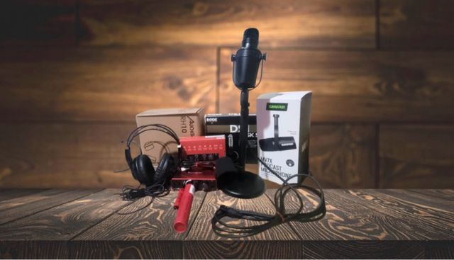 Pacchetto di registrazione professionale SHURE + Focusrite + AKG