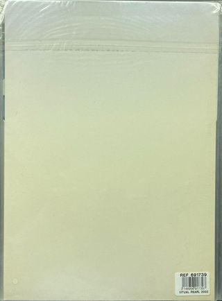 Confezione da 5 fogli di carta metallizzata A4 Pearl x11