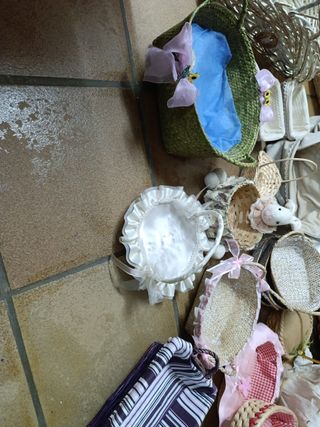 Solo Hoy Cestas de mimbre y tela