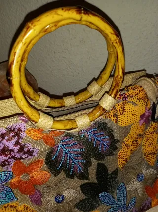 Bolso vintage chic floral