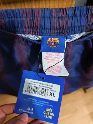 Bañador Hombre FC Barcelona Azul/Granate