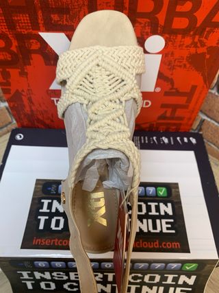 Sandalias cuña Xti Beige Talla 38