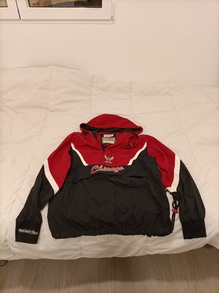 Chaqueta Cortavientos Mitchell & Ness Chicago Bull