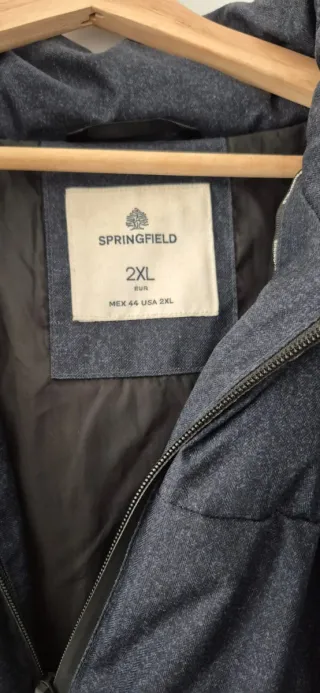 Abrigo Springfield azul