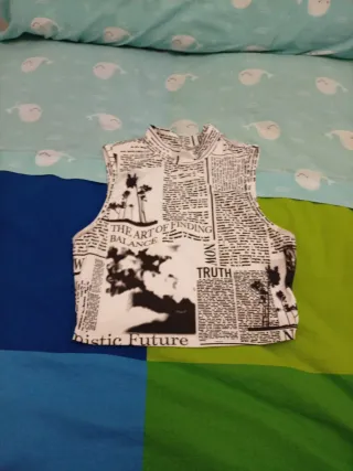 Top estilo periódico ajustado