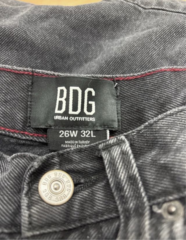 Urban Outfitters Jeans Negros Anchos