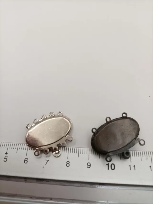 Lote 2 cierres ovalados bisutería