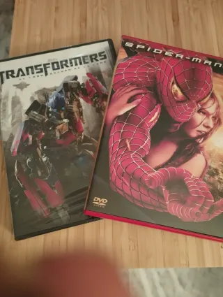 DVD Spiderman + Transformers