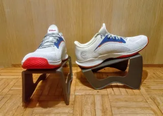 Zapatillas Wilson Blancas y Rojas Talla 43