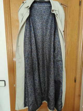 Gabardina Vintage Beige y Multicolor