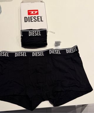 Boxer uomo Diesel neri taglia XL