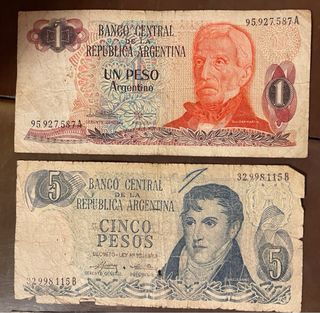 Lote 11 Billetes Antiguos Latinoamericanos