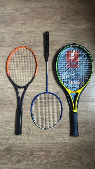 Pack 3 Raquetas Tenis/Bádminton