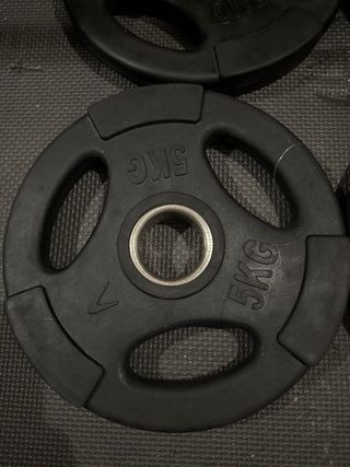 Discos de pesa 5kg (x4)