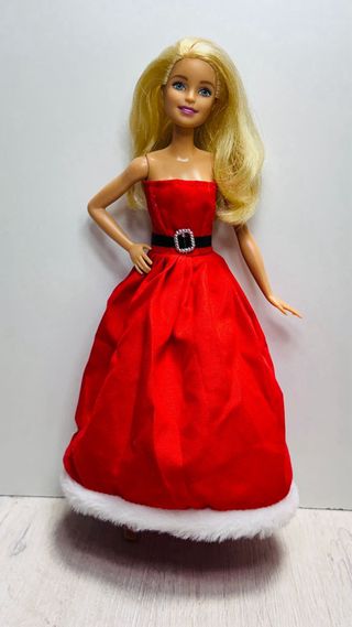 Ropa navidad Barbie tres piezas