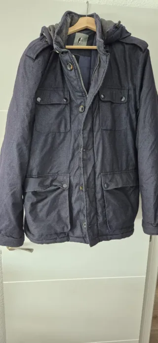 Abrigo Deco Azul Oscuro