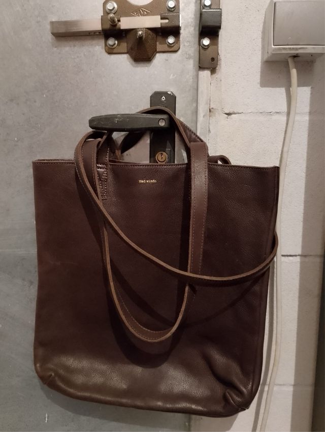 Bolso Med wind piel marrón