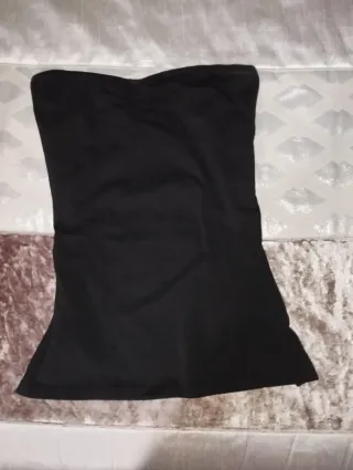 Camiseta sin tirantes negra