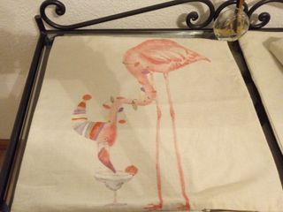 Juego 3 cojines flamencos