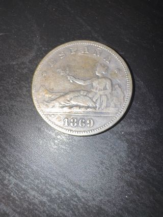 Moneda España 1869 *69