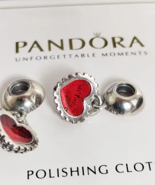 Charm Colgante Doble Corazón Mamá e Hijo