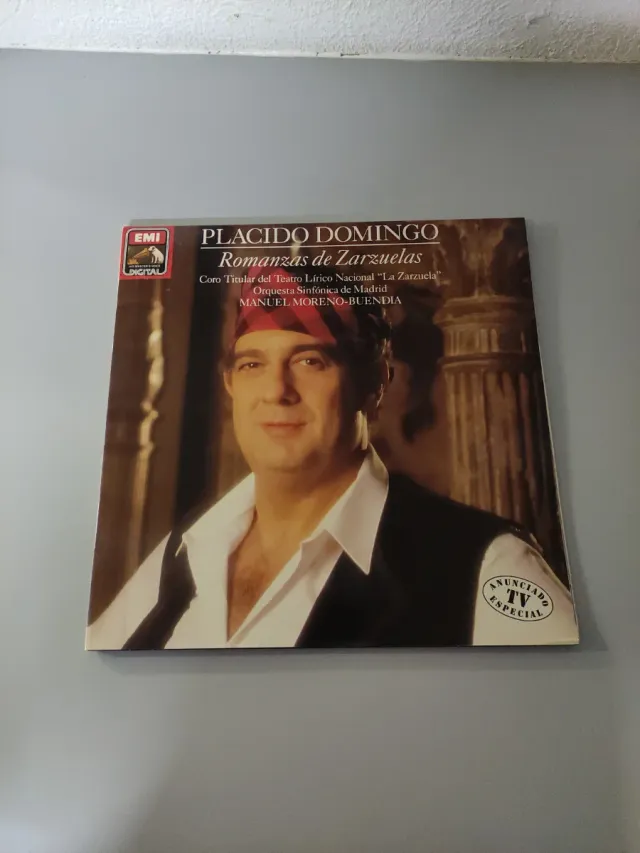 Vinilo Plácido Domingo Romanzas de Zarzuelas