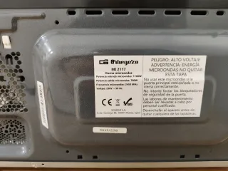 Microondas Orbegozo MI2117 700W