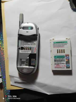 Cellulare vintage Motorola Omnitel nero